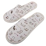 VALICLUD Einweg Hausschuhe 2 Paar Rutschfeste Atmungsaktive Damen Und Herren Hotelschuhe Für Reisen Salon Und Kurzzeitmiete Weiches Material