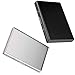 Produktbild Kreditkartenetui,Kreditkartenhülle 2 Stück RFID Blocking Edelstahl Kreditkartenetui Kann 6 Karten Legen,Credit Card Holder für Damen und HerrenSchwarz + Silber