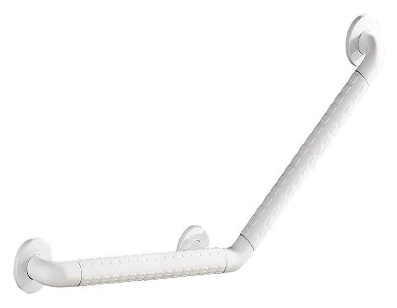 Asideros de baño en ángulo de 18 Pulgadas para bañeras y duchas, Barra de Agarre Antideslizante de Montaje en Pared, pasamanos Delta de Acero Inoxidable 304, riel de Soporte de Seguridad