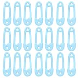 Kisangel 36 Stücke Windel Pins Baby Safety Pins Kunststoff Kopf Tuch Windel Pins Oder Baby Dusch Windel Pins Geschenk Für Neugeborene Baby Blau