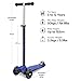 Micro Kickboard - Maxi Original 3-Wheeled, Lean-to-Steer, Swiss-Designed Micro Scooter for Kids, Ages 5-12 (Blue)