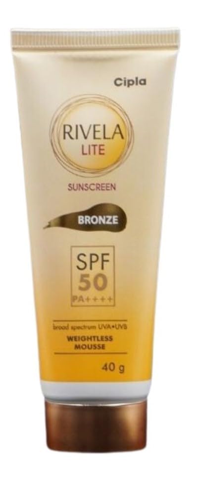 Image of NEW LITE SUNSCREEN BRONZE SPF 50-40gm-(Pack of 1)-(O)