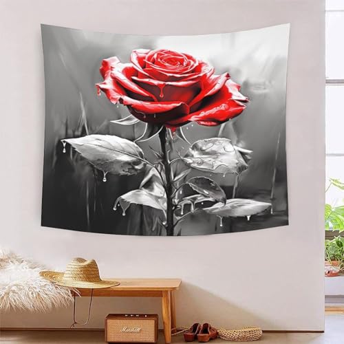 Tapisserie art mural rose 3D grand format 180x230 cm pour une décoration intérieure élégante