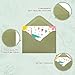 Metronic 50PACK A4 Colorful Self-Seal Envelopes, 4