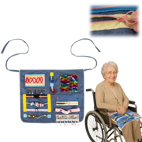 Couverture nid pour personnes atteintes de démence, personnes âgées et démences, jeux pour personnes atteintes de démence, tablier sensoriel pour la maladie d'Alzheimer, la démence, l'anxiété