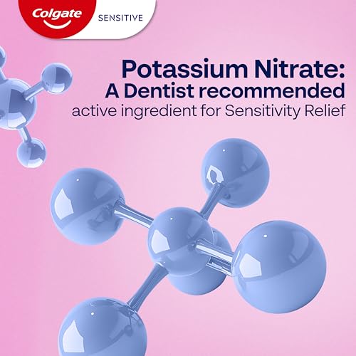 Colgate Whitening Toothpaste for Sensitive Teeth, Enamel Repair and Cavity Protection, Fresh Mint Gel, 6 Oz (Pack of 3)