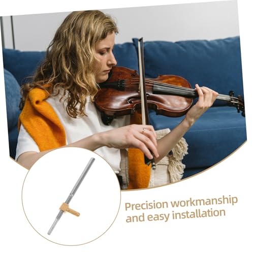 Toddmomy 3pcs Violin Bow Screw Rods Viola Fittings Parts Violin Accessory for Repairing Bow Frogs and Instruments - Thumbnail 6