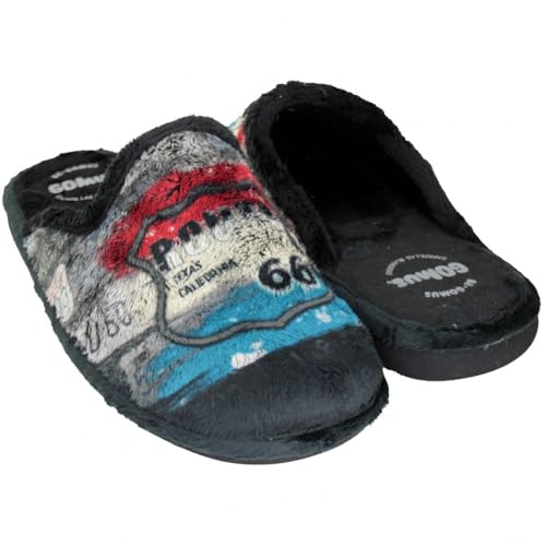 Chaussures de salon Route 66 avec semelle douce protectrice spécial parquet