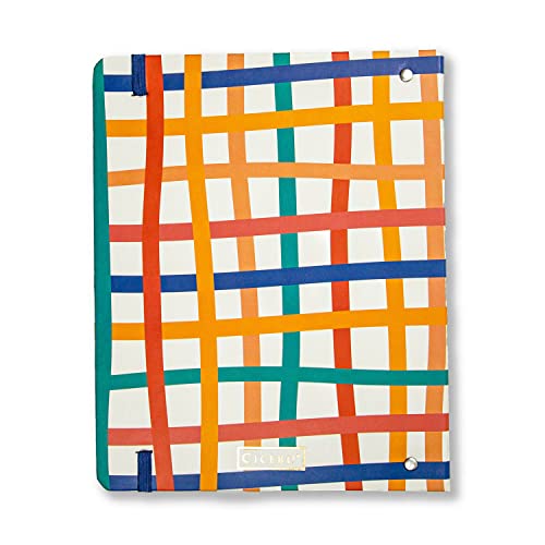 Cicero Caderno Criativo Office Duo Argolado Jardim Pautado & Pontado A5 Xadrez em Linhas