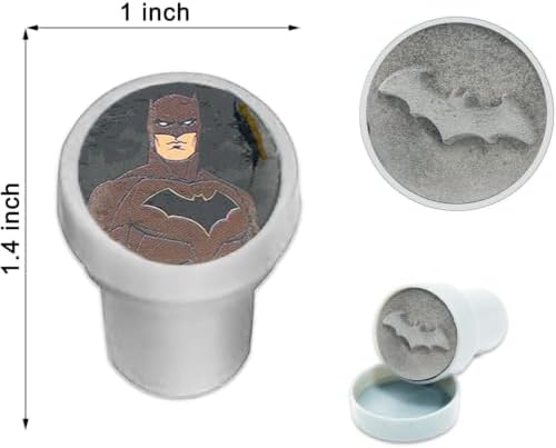 DC Comics Batman Stampers Party Supplies - Bundle of 12 Superhero Stamps Featuring Bat Signal for Birthday Party Favors, Goodie Bags, Loot Bag Fillers, More image 5