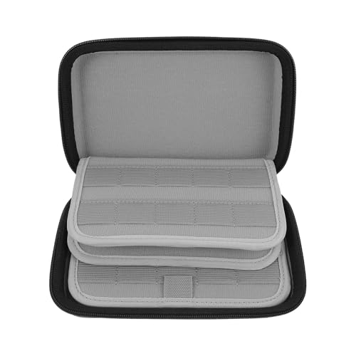 Image of SHINEOFI Game Storage Case 80 Slots Portable Game Cards Holder Compatible with Switch and Oled Console, Black Memory Card Storage Bag for Travel and Gaming Accessories Organizer