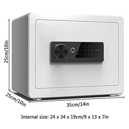 Coffre-fort biométrique à empreinte digitale : mini coffre compact tout acier - 5