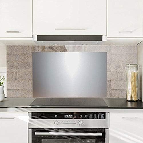 Zeroinox Panel Antisalpicaduras De Acero Inoxidable Aisi 304 Ideal Para La Protección De Las Paredes De La Cocina