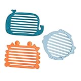 JECOMPRIS 3 Stück Teiliges Seifenablage aus Kreativem Diatomeenerde Material mit Mehrschichtigem...