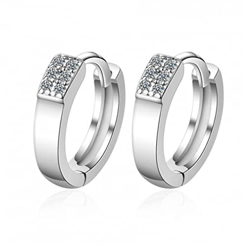 Créoles en argent sterling et cristaux pour illuminer vos soirées