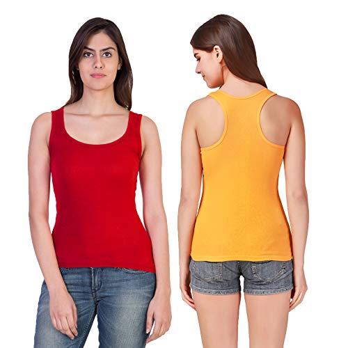 Image of Camisole Tank Top Vest Racerback Sando Camis for Women, Girls (Pack of 2)