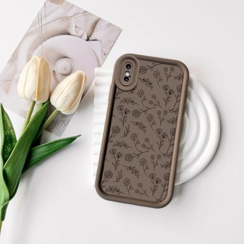 NITITOP for iPhone Xs Max Case Cute Flower Floral - Brown by NITITOP - Used condition - Image 2