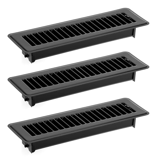 Housses décoratives pour sol en métal rigide de 5x25 cm avec clapet de ventilation - 2