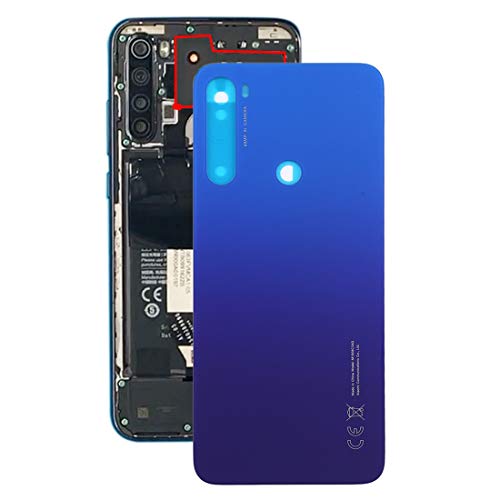 Batterie couverture pour Xiaomi Redmi Note 8T noir coque arrière de remplacement en verre