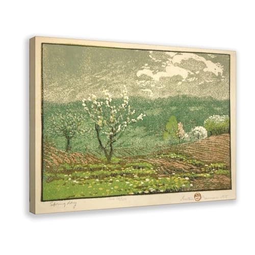 Toile Spring Day Gustave Baumann pour une décoration murale de bureau inspirante