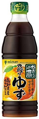 ミツカン かおりの蔵 丸搾りゆず ポン酢 600ml×3本