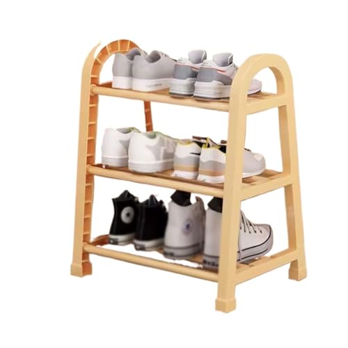 RENEESME Shoe Rack Shoe Rack For Home Door Simple Shoe Rack Indoor Multi-storey Rental Housing Storage Shoe Cabinet Shoe Organizer Rack(B)