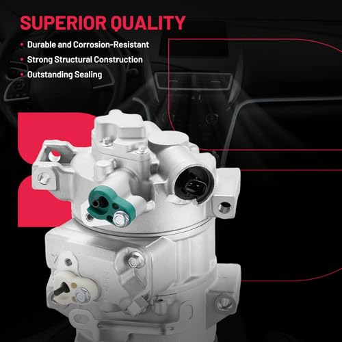 BDFHYK Air Conditioning A/C Compressor with Clutch Compatible with Toyota Corolla 2009-2012, Matrix 2009-2013, Compatible with Pontiac Vibe 1.8L 2.4L 2009-2010, Replace# 158316