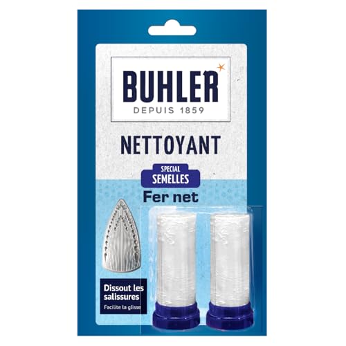 Buhler – Limpiador de plancha, especial para suelas – 2 varillas