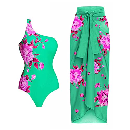 Maillot de bain floral CLSDRZC ensemble de bain raffiné en tissu premium extensible pour femme