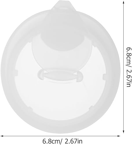 Miniatura 2 de Tapa de jarra de agua de 2.67 pulgadas, 2 tapas de jarra de vidrio, tapas de plástico para botellas de agua, jarra de vidrio, jarra de bistró, tapa