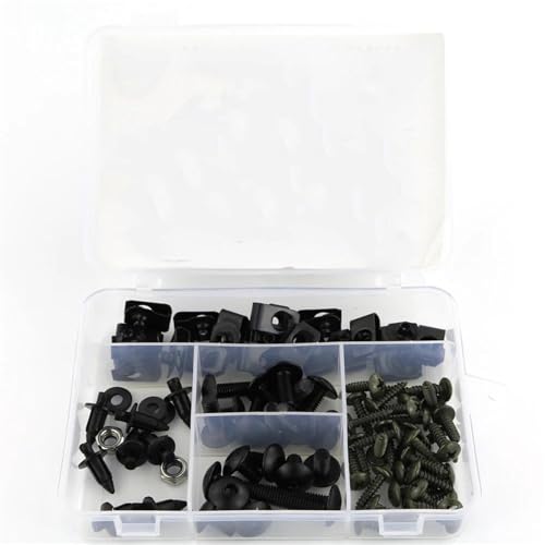 Kit tornillos carenado para PCX125/150 pernos clips tuercas velocidad negro 2015-2018