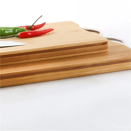 Planche à découper en bambou rectangulaire double face 37x28cm - 6