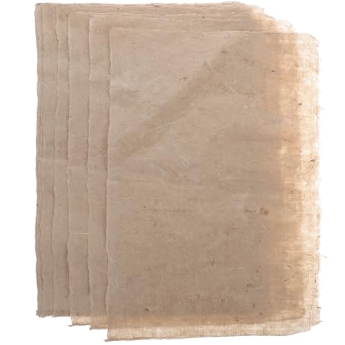 Papel Xuan de caligrafía china MALUGOGO ideal para relajarse pintando en casa hojas beige