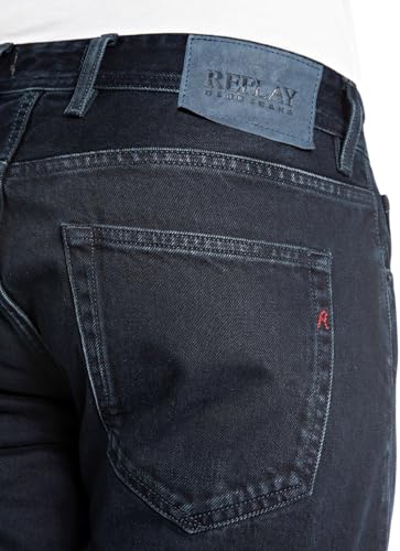 Replay Dżinsy męskie, 007 Dark Blue, 33W / 30L
