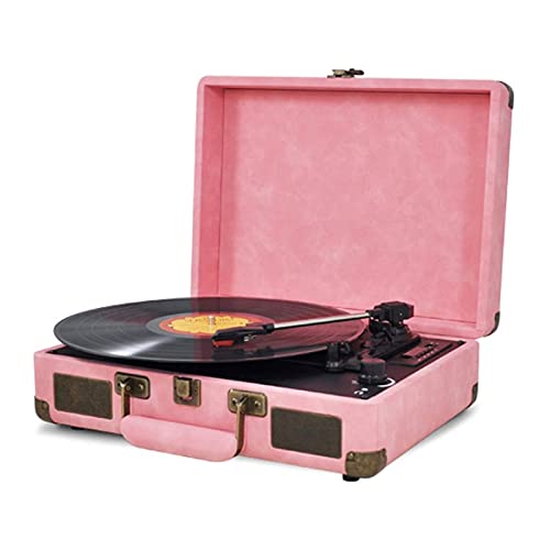 Bluetooth Record Player Belt-Driven 3-Speed Turntable Record Players Built-in Stereo Speakers with Headphone Jack/Aux Input/RCA Line Out - Les Beatles, Paul McCartney, John Lennon, RIngo Starr, George Harrison Bluetooth Record Player Belt-Driven 3-Speed Turntable Record Players Built-in Stereo Speakers with Headphone Jack/Aux Input/RCA Line Out