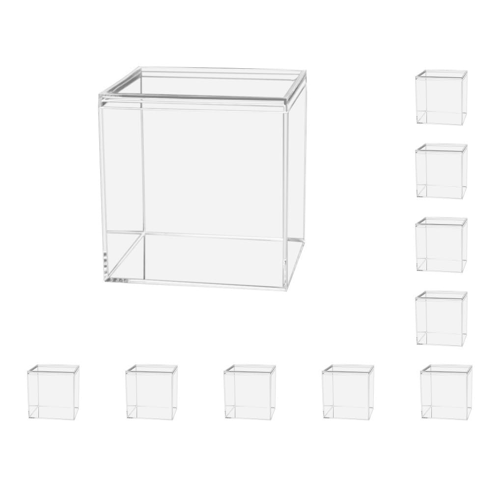 Amazon|10セット透明なアクリル収納ボックスコンテナキャンディ Amazon|10セット透明なアクリル収納ボックスコンテナキャンディ