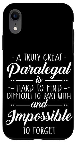 iPhone XR Paralegal Lawyer Attorney Work Pattern Cell Phone Cover Gift Case