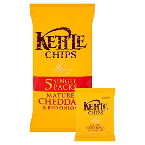 Kettle Chips Cheddar Cheese & Onion 30g x 5 per pack