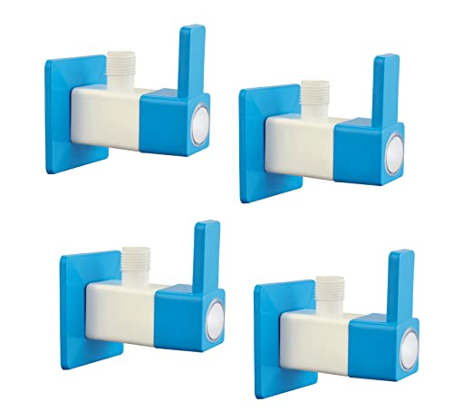 See full amazon price history chart for SanituF RG-1005 Angle Valve Cock PTMT Tap | PTMT Plastic Square Series | Angle Valve Cock with Wall Flange Tap | (Blue-Ivory) | (Pack of 4) SanituF RG-1005 Angle Valve Cock PTMT Tap | PTMT Plastic Square Series | Angle Valve Cock with Wall Flange Tap | (Blue-Ivory) | (Pack of 4) (B0BQC8YCYZ) Amazon Price History, Amazon Price Tracker