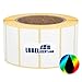 Produktbild Labelident Thermotransfer Etiketten auf Rolle - 80 x 60 mm - 1000 Papier Etiketten High Gloss für Primera, Epson Drucker 3 Zoll, hochglänzend, Inkjet Etiketten beschichtet