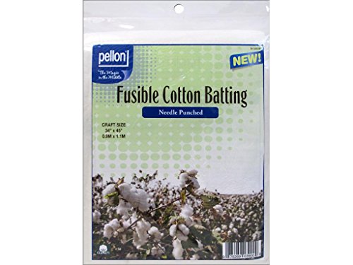 Pellon Batting Needle Punch Fusible Cotton 34x45