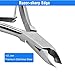 Cuticle Trimmer Cuticle Nippers,Professional Stainless Steel Cuticle Cutter Cuticle Remover,Pedicure Manicure Tools for Fingernails and Toenails