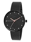 French Connection Women’s Analog Watch Black Strap-FCN00038H