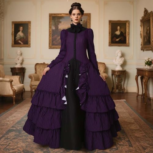 Robe de cosplay gothique médiévale ajustable pour silhouette parfaite - 2