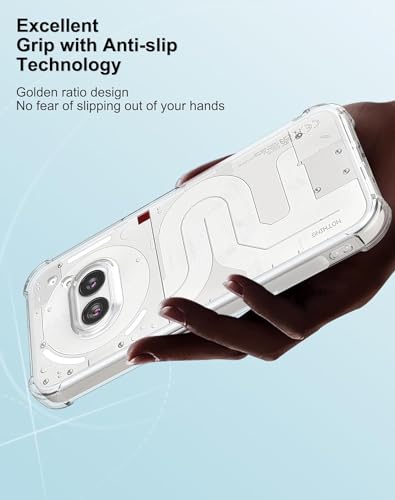 Image of Gorilion Bumper Case Clear Flexible Back Cover for [ Nothing Phone (2A) Plus 5G ] - Transparent