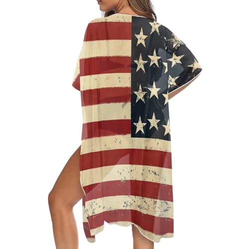 Kimono de plage léger contre le soleil avec coupe ample femme