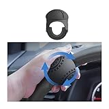 BESULEN Steering Wheel Spinner Knob, ABS & Silicone Non-Slip Knob with Metal Ball Bearing, Easy Installation, Car Steering Wheel Power Handle Knob fit for Trucks, Tractors, Mowers etc