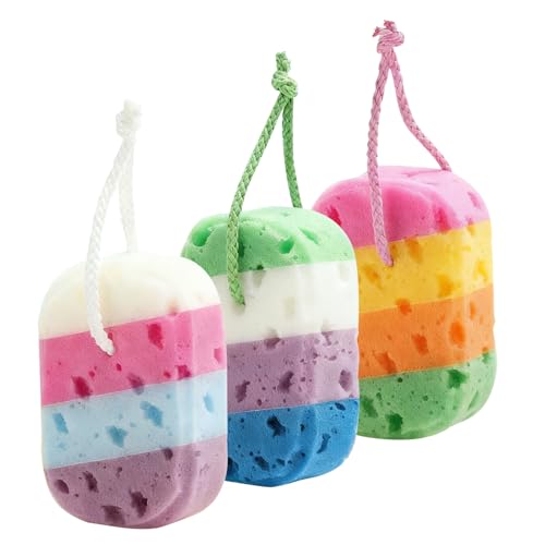 Éponge de bain moussante pour votre rituel douche quotidien avec séchage rapide