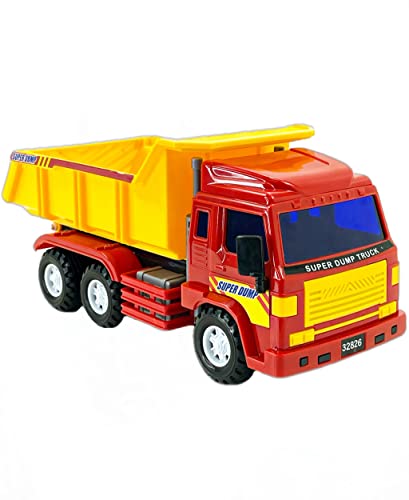 Big-Daddy Meduim Duty Friction Powered Construction Dump Truck With Dump Lever #TOP3