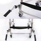 Blue Lightweight EMS Stair Chair With Quick Release Buckles - Strong Aluminum Emergency Evacuation Medical Lift - Image 6